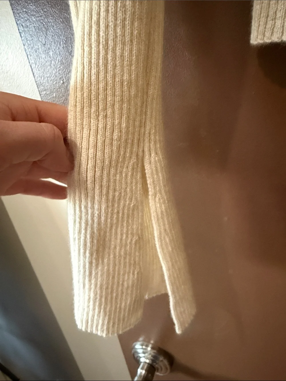 Reformation 100% Cashmere Soft Ribbed Sweater Top